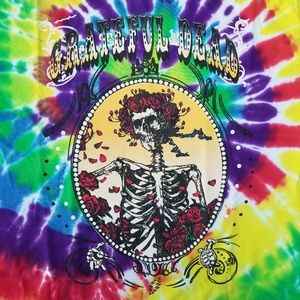Grateful Dead Bertha Roses Tie Dye Licensed